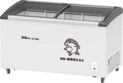 248L China Manufacturer Customized Freezer Ice Cream Cabinet Horizontal Display Freezer Provide Free Freezer Spare Parts