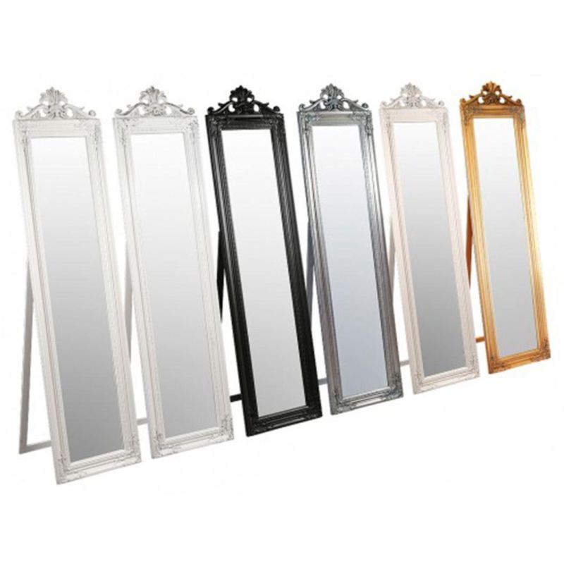 Luxury 5mm Wood Frame Dressing Mirror with OEM Service