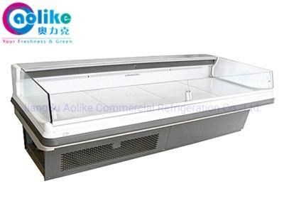 Auto-Defrost Open Type Refrigerating Showcase with Dynamic Cooling System for Supermarket