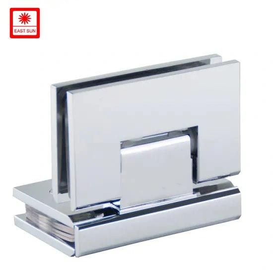 Adjustable 90 Degree Glass to Glass Solid Bathroom-Hinges (ASH-204)