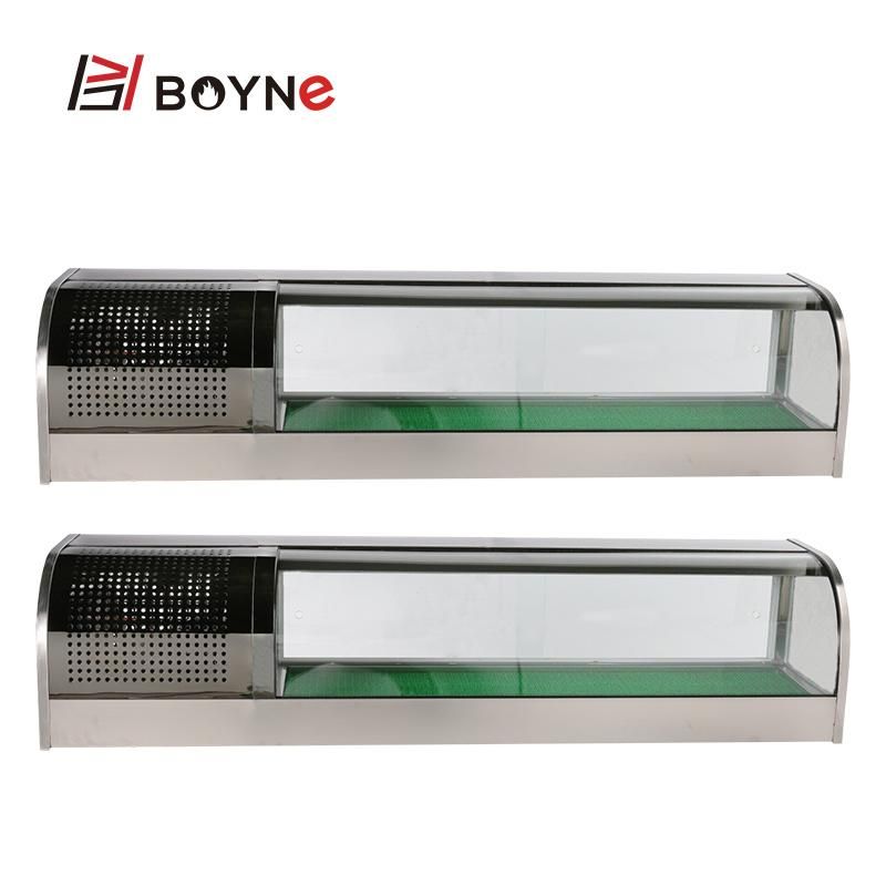Commercial Bakery Shop Single Layer Susi Display Chiller Showcase