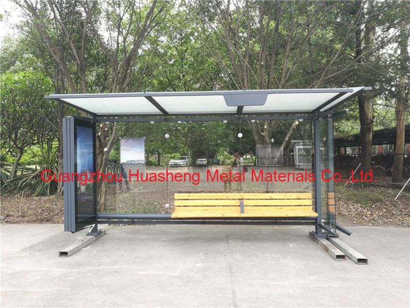 Bus Shelter with Metal (HS-BS-B026)