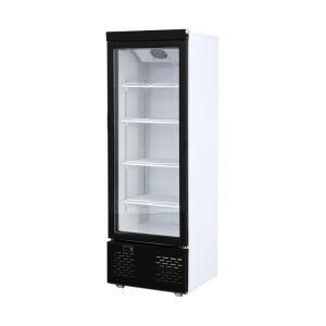 455L Supermarket Upright Commercial Refrigerator Fruit and Vegetables Fan Cooling Display Showcase