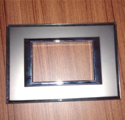 Frosting Mirror Surface Beveled Edge Glass Switch Panel