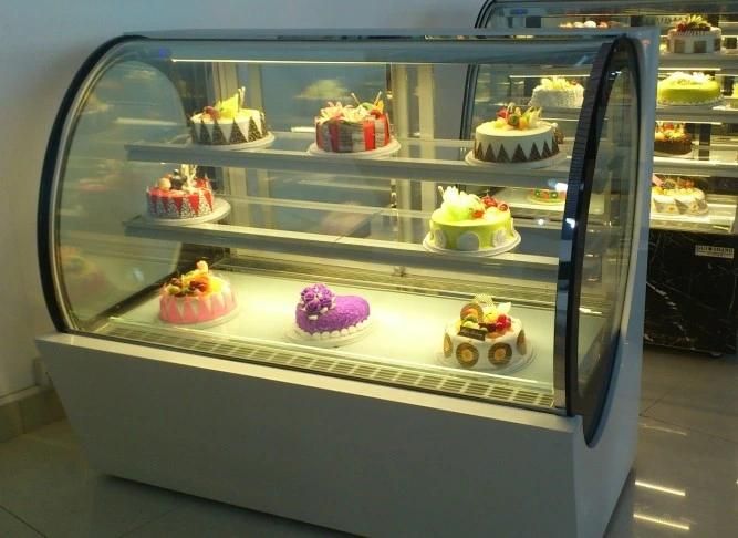 Marble Body Bakery Automatic Defrost Cake Refrigerator Showcase