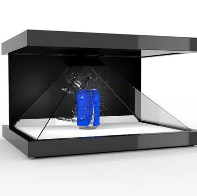 Pyramid Holographic 3D LCD Display Full HD Advertising Showcase