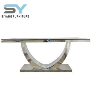 Dining Room Furniture Table Wooden Table Top Glass Dining Table