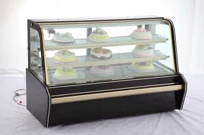 Commercial Luxurious Marble Glass Cake Showcase for Bakery