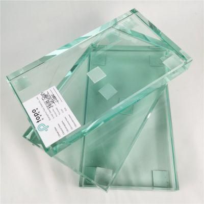 25mm Thick Transparent Clear Float Architectural Sheet Building Glass (W-TP)