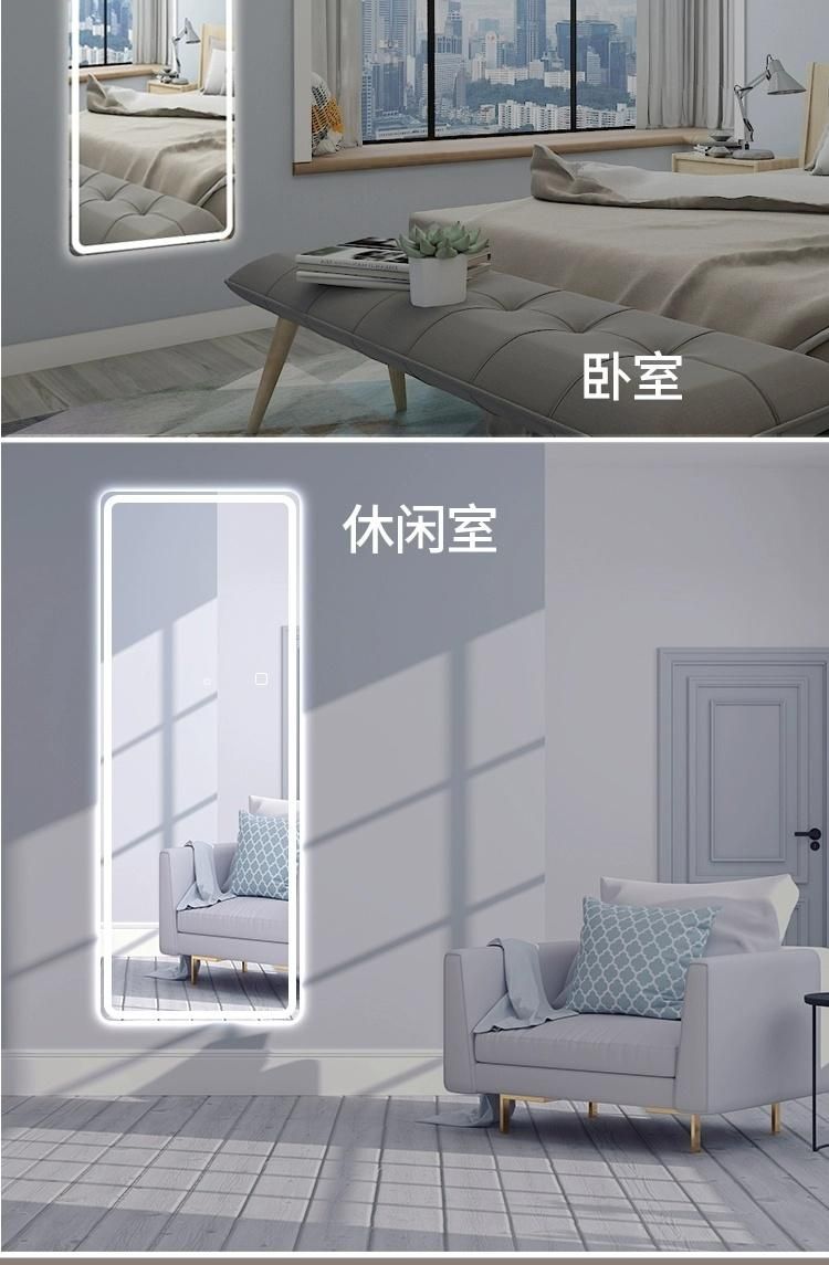 High Quality Luxury Glass Dressing Metal Framed Mirror