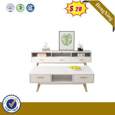 2021 New Deisgn White Wooden Table Home Furniture TV Stand (UL-9BE634)