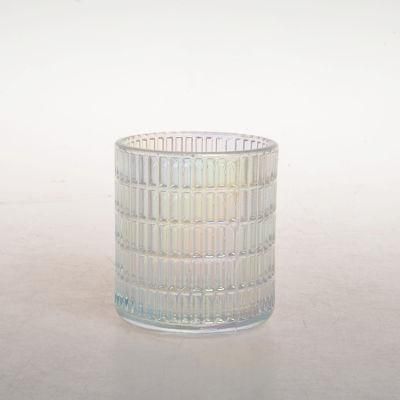 Top Products Custom Glass Candle Holders Jars High Quanlity Glass Candle Holders for Home Decoration and Wedding Table Centerpieces