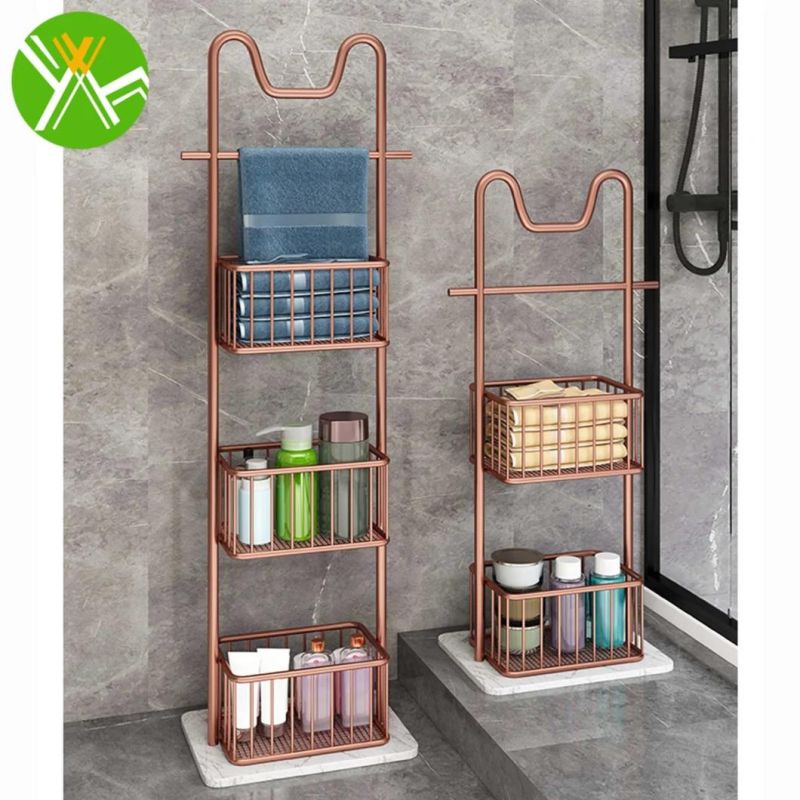 Multifunctional Towel Rack Bathroom Luxury Bathroom Organizer Rack for Bathroom Decoration