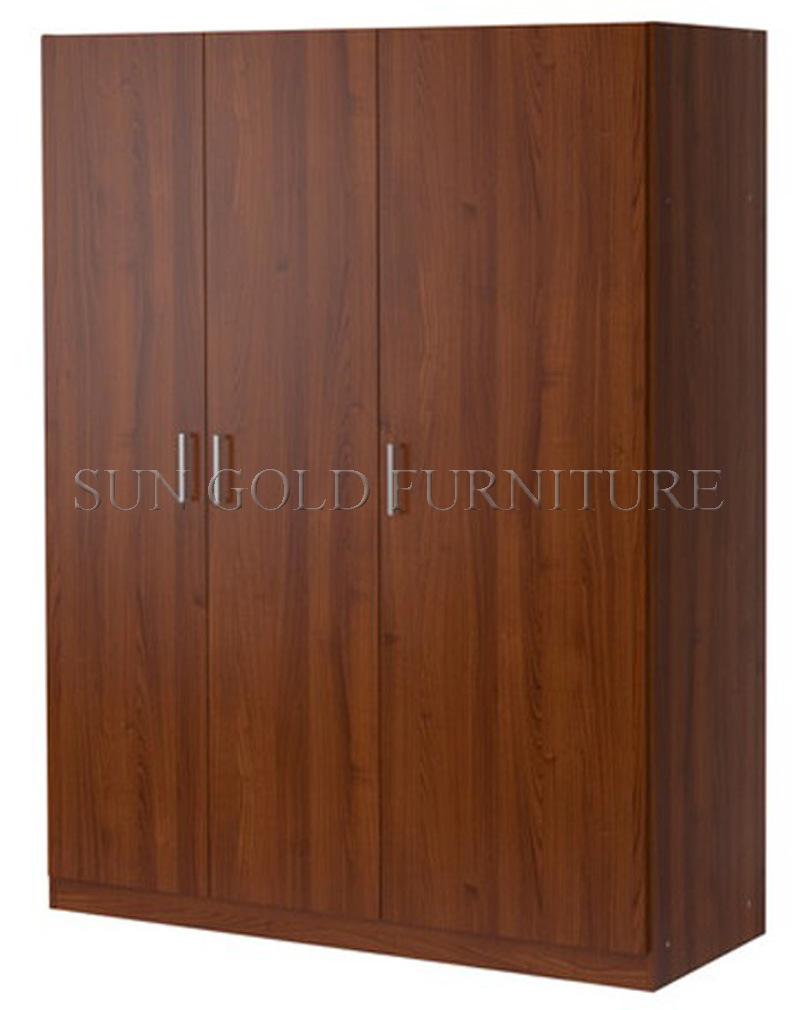 Modern Popular Designs Two Doors Bedroom Wooden Furniture Wardrobes Cabinets