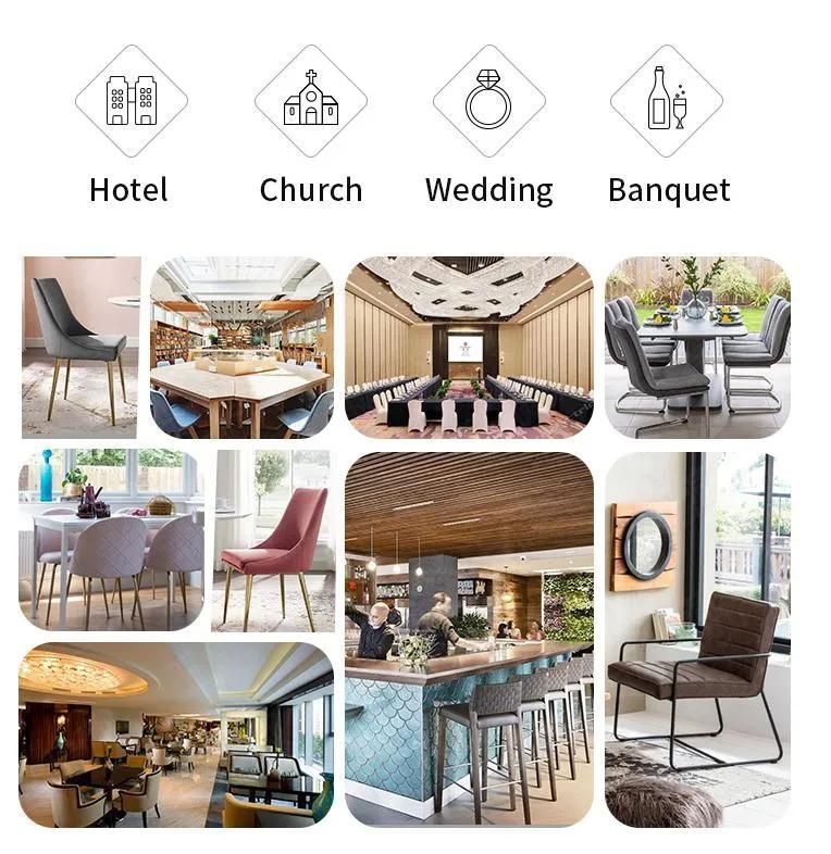 Lower Price Restaurant Furniture PU Seat Stacking Wedding Banquet Party Metal Chair for Hotel