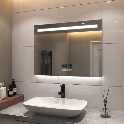 800 X 600mm Wall Mounted LED Vanity Makeup Mirror Custom with Dimmable/Touch Switch/Demister Pad