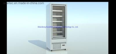 Factory Supply Commercial Refrigeration Single /Two/Three Glass Door Freezer Cabinet for Beverage