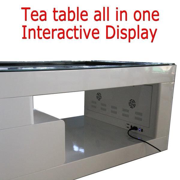 43, 55 Inch Interactive Advertising LCD Multi Touch Screen Display Smart Coffee/Bar Table