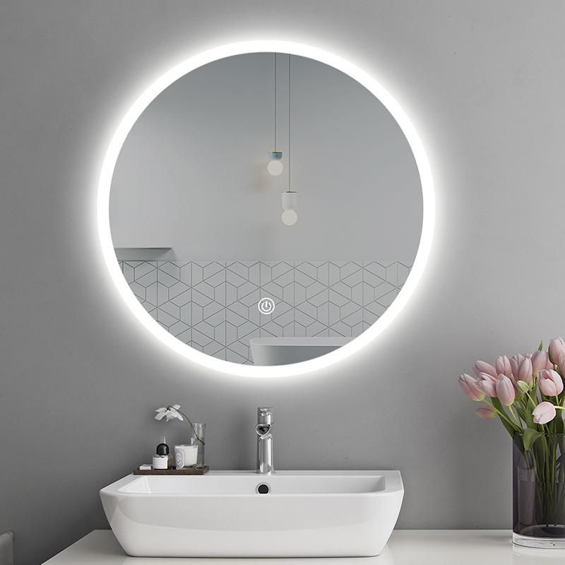 Wall Mount Decorative Washroom Bathroom Illuminated LED Mirror Factory