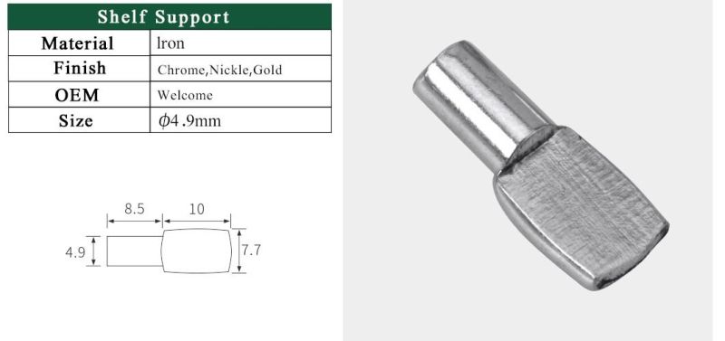 Furniture Hardware Accessories Cabinet Shelf Support/Glass Support