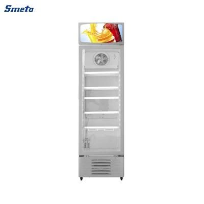 Smeta Supermarket Commercial Upright Glass Door Display Cooler Showcase