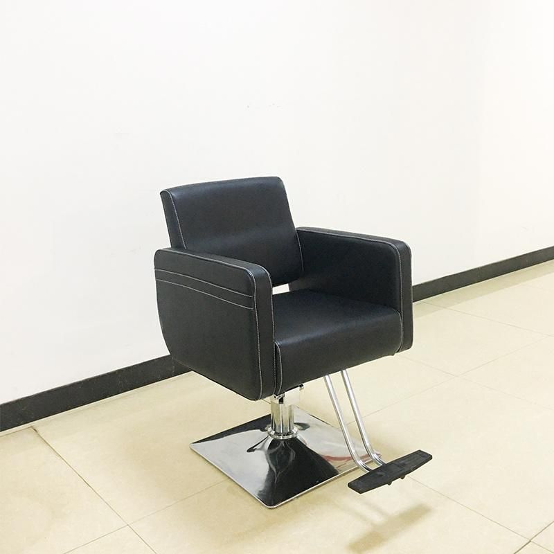 Hl-7279 Salon Barber Chair for Man or Woman with Stainless Steel Armrest and Aluminum Pedal