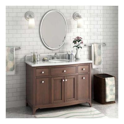 Customized Modern Design Black and Gold Bathroom Vanity