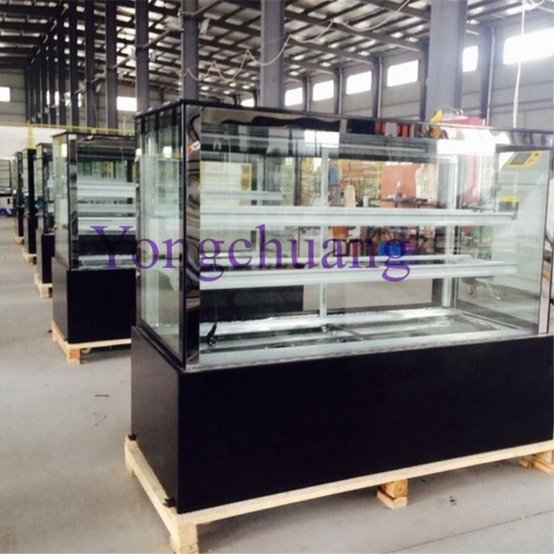 Factory Directly Sales Glass Cake Display / Cake Showcase for Backery Shop/Kitchen Equip