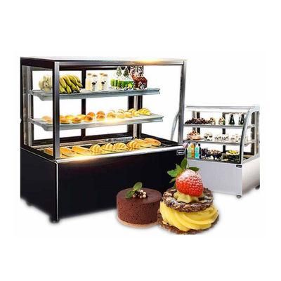 Cake Display Showcase, Glass Door Bakery Display Refrigerator