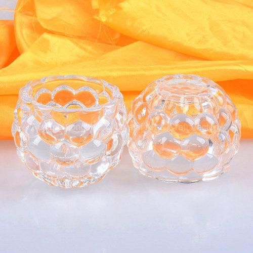 Cheap Wedding Glass Tealight Candle Holder Favors for Home Decoration & Gifts