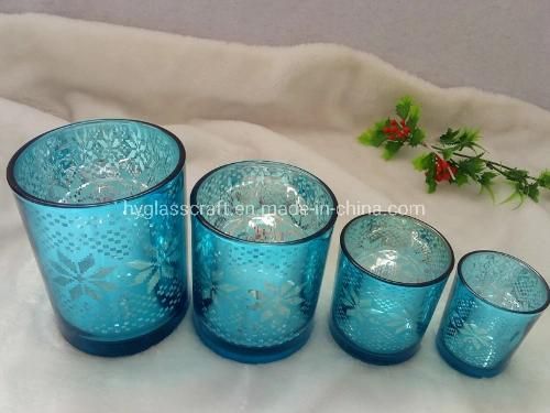 2020 Hot Sales Carved Glass Candle Holder