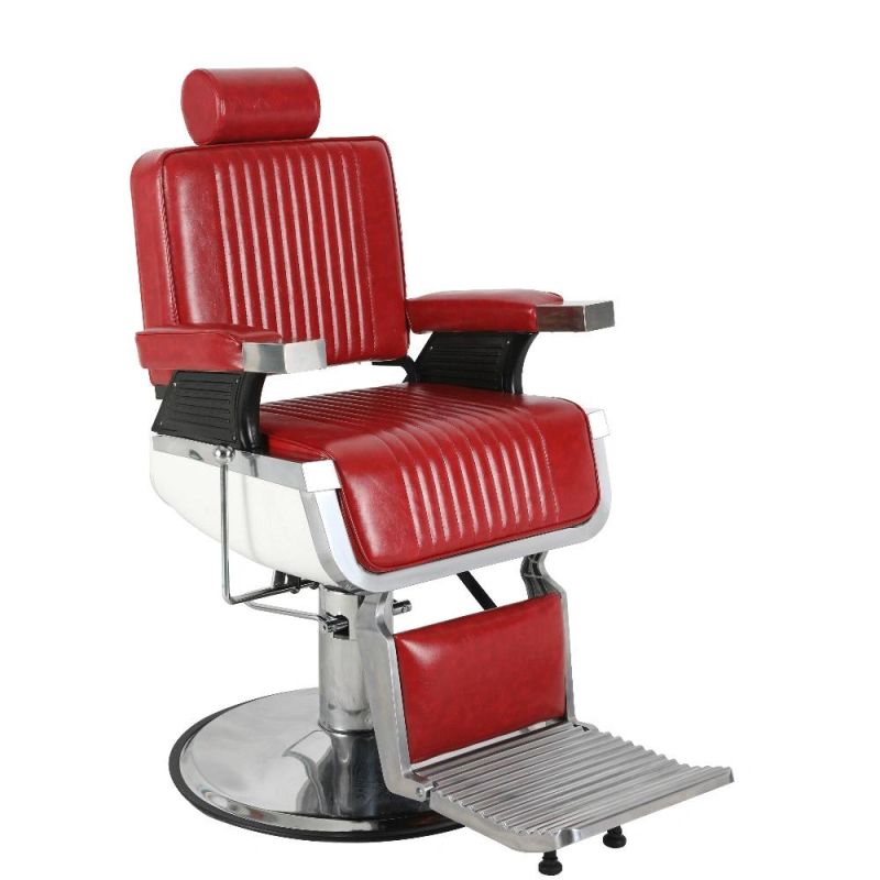 Hl-9307 Salon Barber Chair for Man or Woman with Stainless Steel Armrest and Aluminum Pedal