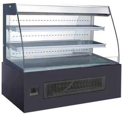 Multideck Cooler Showcase for Cake Pastry Sandwich Display Front Open Chiller