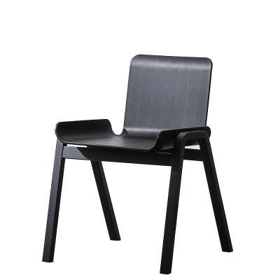 Wholesale Factory Price Dinner Study Learning Room Restaurant Furniture PP Plastic Chair with Beech Wood Legs