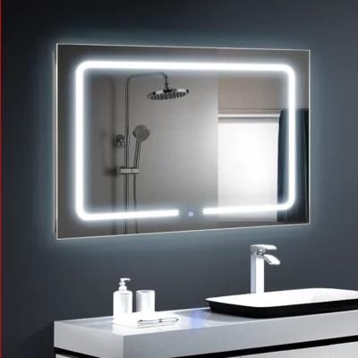 5mm Wall Mounted Hotel Bathroom LED Mirror with Defogger