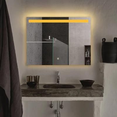 Factory Price Horizontal Lighted Vanity Mirror IP44 LED Bathroom Mirror