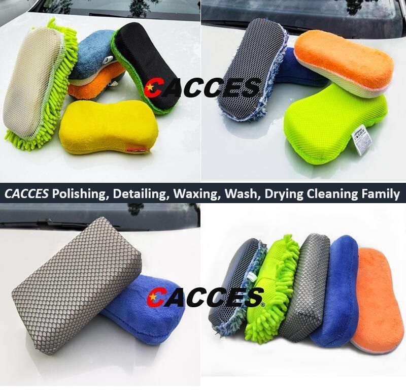 Car Cleaning Pad Wash Foam Car Wash Sponges Super Absorbent Rich Foam Sponge Cleaning Products for Car, bathroom, Kicten, motorcycle, Bike, Glass, Window, Home
