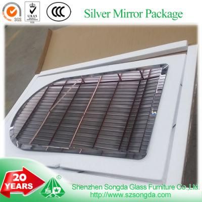 6mm Frameless Wall LED Glass Mirror Wholesale with Safe Backing for Bathroom