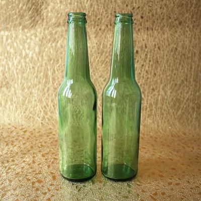 330ml Emerald Beer Bottle Empty Bottle Beverage Glass Bottle Refined Beer Bottle Wine Cabinet Decorative Wine Bottle Glassware