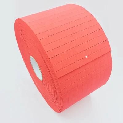 Red Glass Separator EVA Pads with Cling Foam on Rolls -Size 25X25X4mm