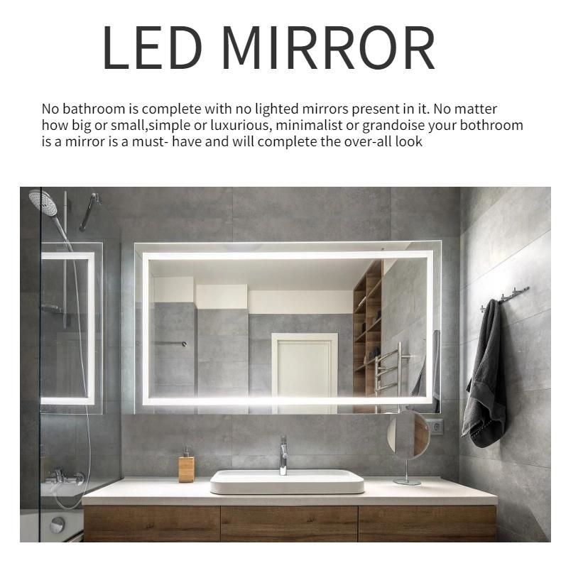 Vanity LED Light Mirror Wall Mirror Bath Use