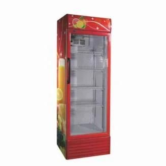 China Manufacturer Fan Cooling System Dynamic Beverage Display Showcase Upright Cooler