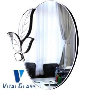 Mirror Glass for&#160; Safety&#160; Mirror&#160; and&#160; Shaped&#160; Mirror&#160; and&#160; Beveled&#160; Mirror