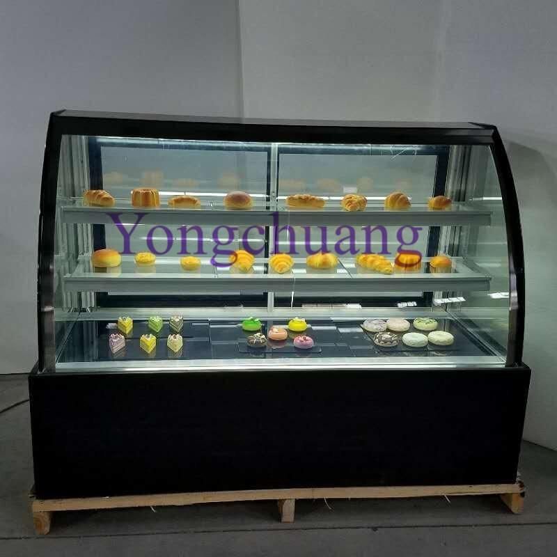 Factory Directly Sales Glass Cake Display / Cake Showcase for Backery Shop/Kitchen Equip