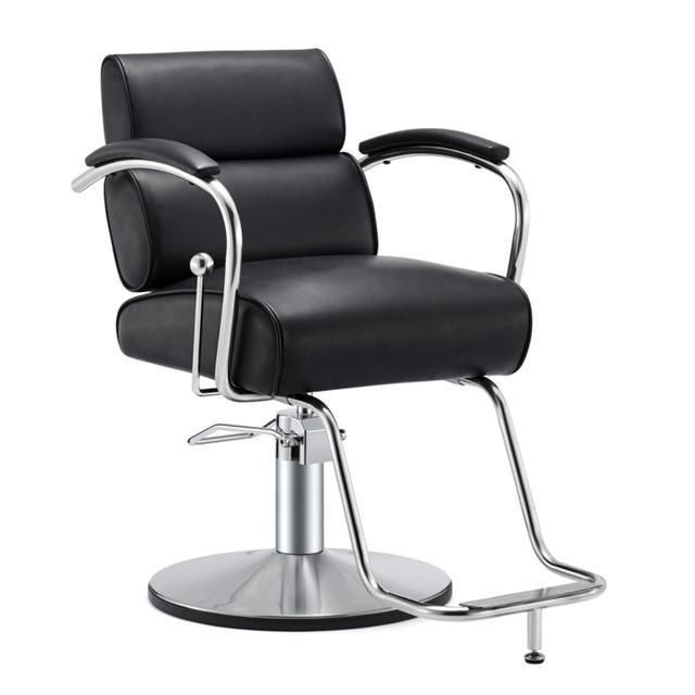 Hl-1159 Salon Barber Chair for Man or Woman with Stainless Steel Armrest and Aluminum Pedal