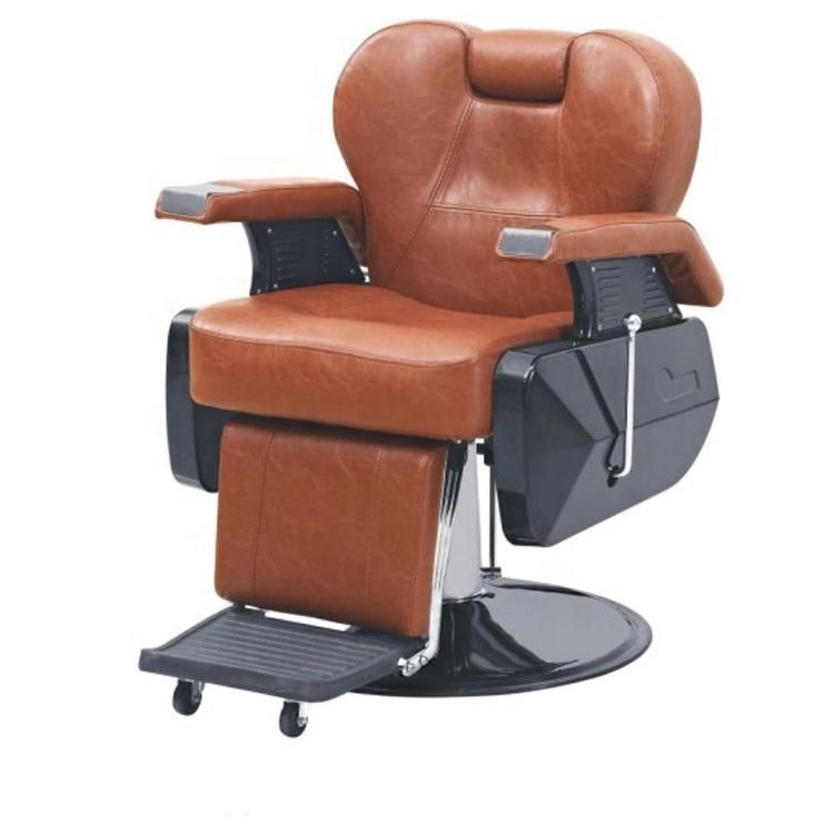 Hl-9209b Salon Barber Chair for Man or Woman with Stainless Steel Armrest and Aluminum Pedal