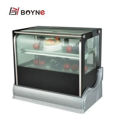 Bakery Shop Table Top Commercial Bakery Cake Display Chiller Showcase