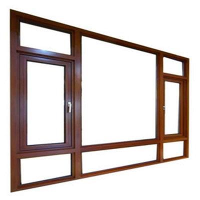 Hot Sale Wooden Grain Aluminum Extrusion Profile for Doors and Windows