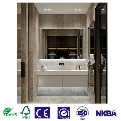 Philippines Style New design MDF and PVC Edge Bathroom Vanity Cabinets