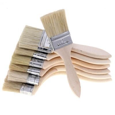 Wholesale Thickened Brushes with Wooden Handles Paint Brown Brush
